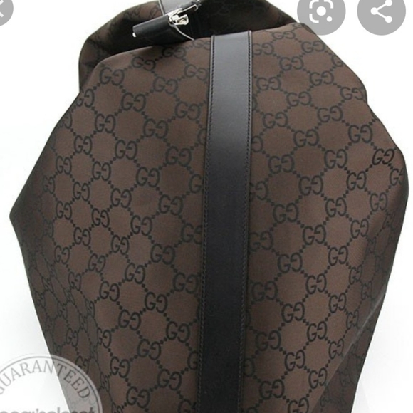AVAILABLE Gucci GG Nylon Extra Large Travel Hobo - Picture 2 of 5